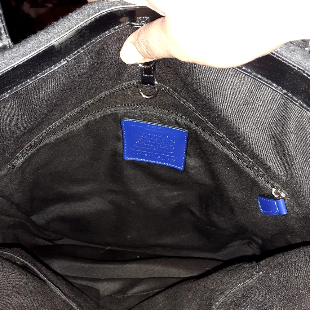 Coach wool bag f24665